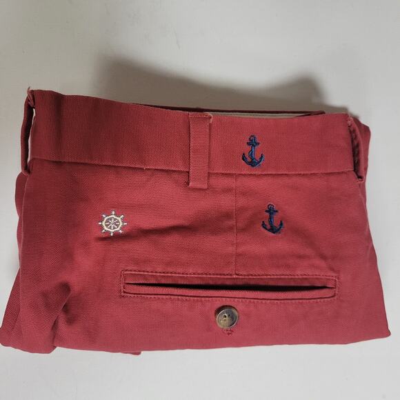 Brooks Brothers 346 Nautical Chino Shorts Size 34 Coastal Preppy Vacation Resort - Picture 7 of 7